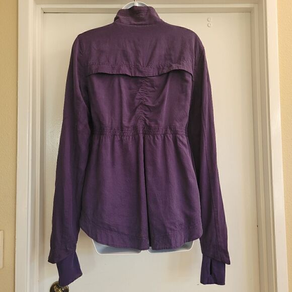 Lululemon Reversible Jacket INNER PEACE Fit & Flare Purple Yoga - Picture 15 of 16